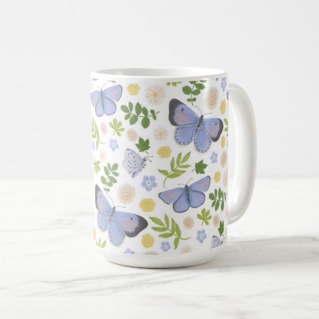 Taza De Café Holly Blue Butterfly (Anverso derecho)