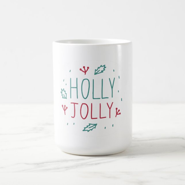 Taza De Café Holly Jolly (Centro)