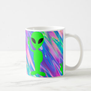Taza De Café holograma alienígena