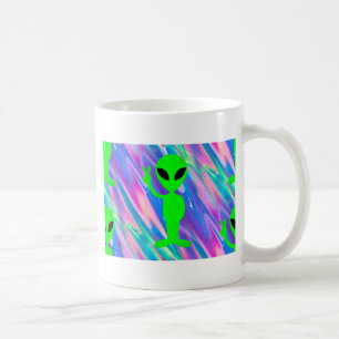 Taza De Café holograma alienígena