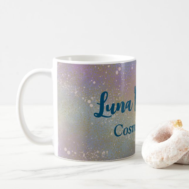 Taza De Café Holograma del arco iris (Con donut)