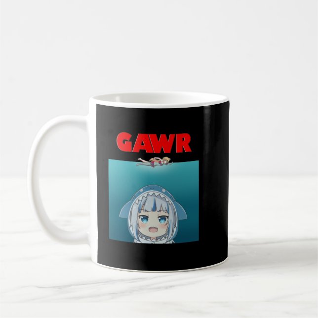 Taza De Café Hololien EN - Parodia de Gawr Gura (Izquierda)