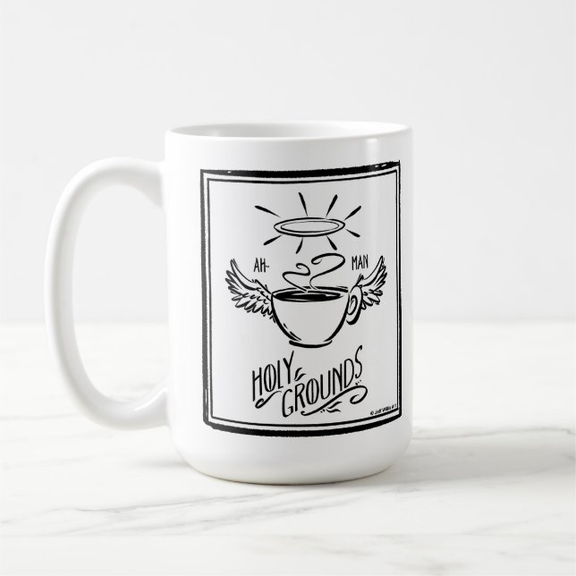 TAZA DE CAFÉ HOLY GROUNDS COFFEE (Izquierda)