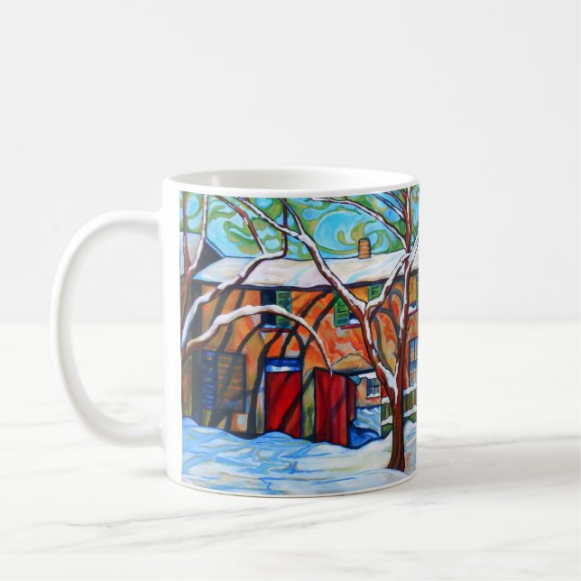 Taza De Café Homage A Lawren Harris Coffee Mug (Izquierda)