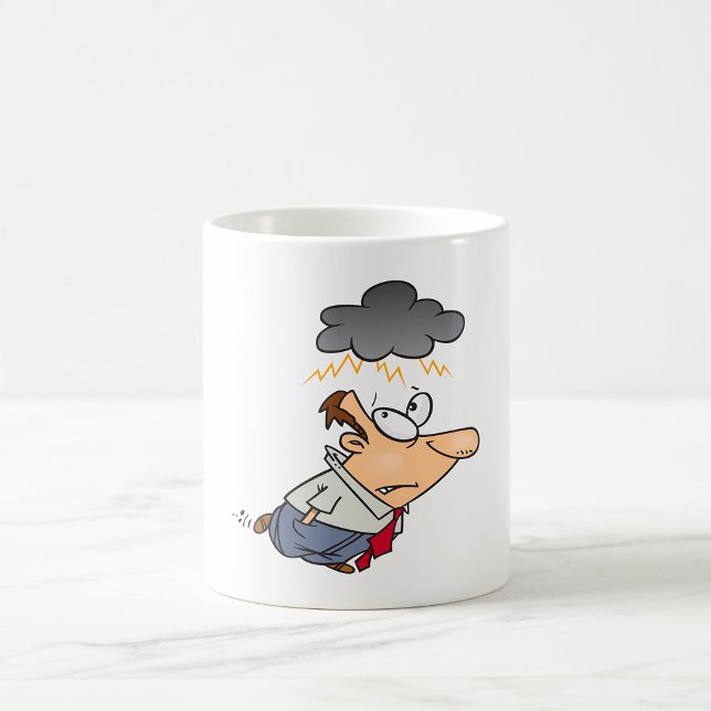 Taza De Café Hombre Bajo Una Nube (Subido por el creador)