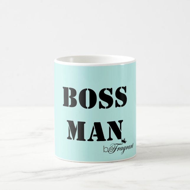 Taza De Café hombre blanco clásico beFragrant de Boss de la (Centro)