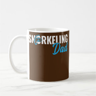 Taza De Café Hombre Buceador De Snorkel Papá Buceador De Snorke
