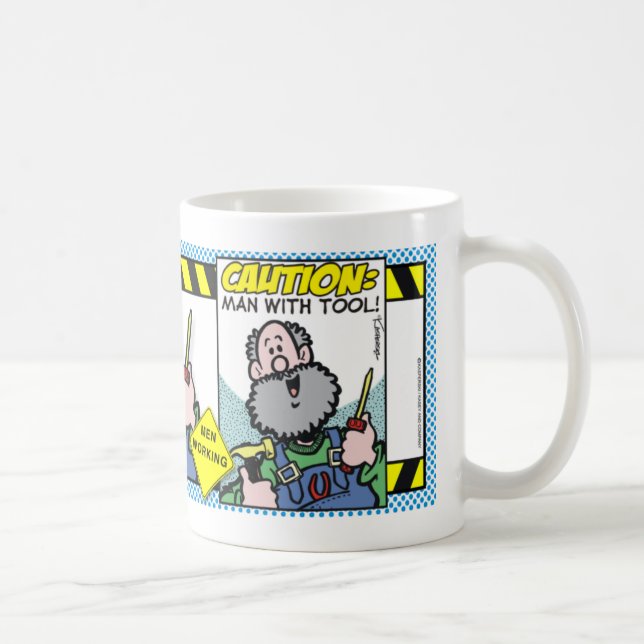 Taza De Café Hombre con la herramienta (Derecha)