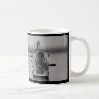 Taza De Café Hombre con una cámara de película (1r tiro)