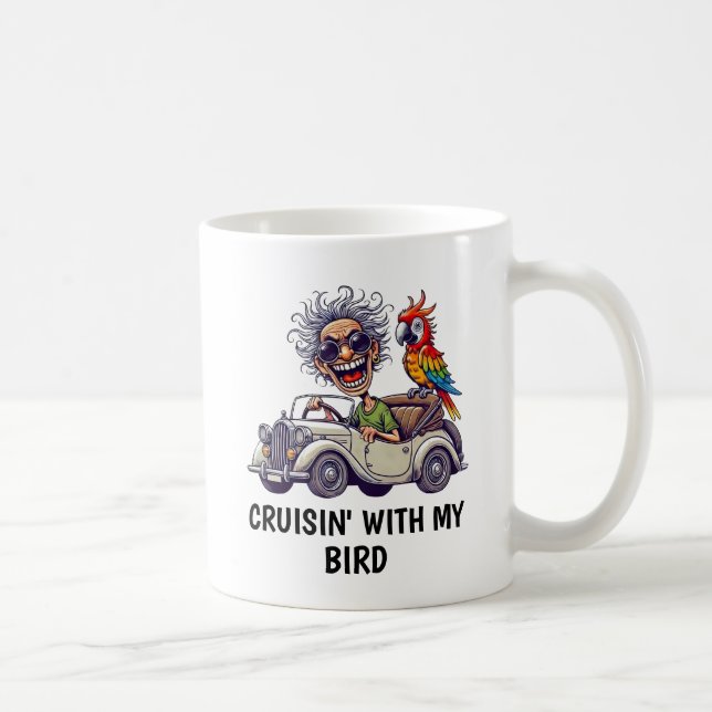 Taza De Café Hombre conduciendo (Derecha)