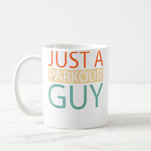 Taza De Café Hombre corredor de rastreo de ejecución libre - So