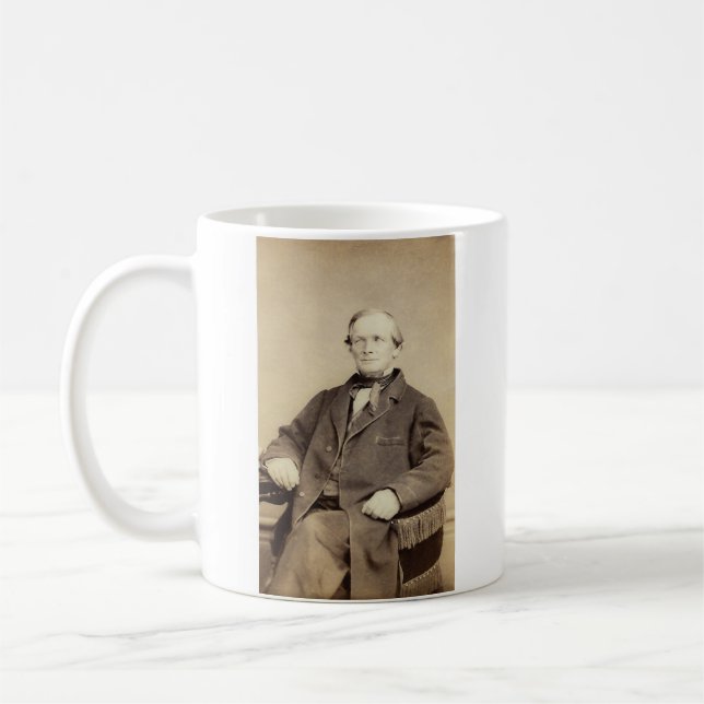 Taza De Café Hombre de 1860 con tazón de café de ojos de vidrio (Izquierda)