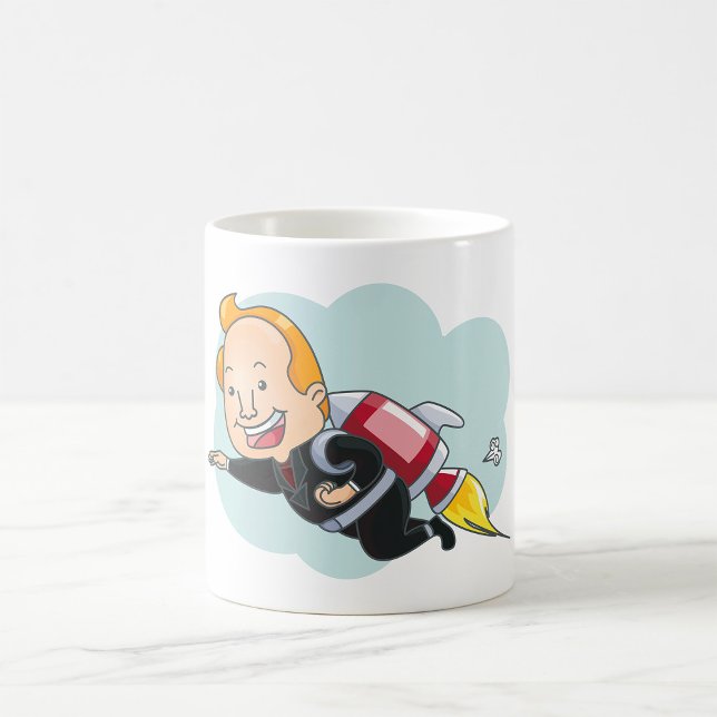 Taza De Café Hombre de cohete (Subido por el creador)