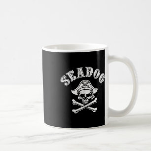 Taza De Café Hombre de crucero de yachting de vela de pirata de