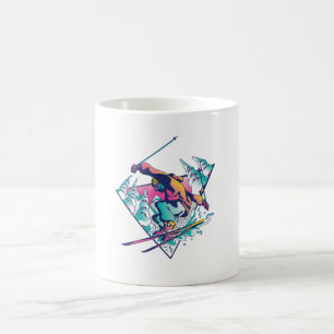 Taza De Café Hombre de esquí