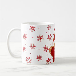 Taza De Café Hombre de Jengibre en un Suéter de Navidad
