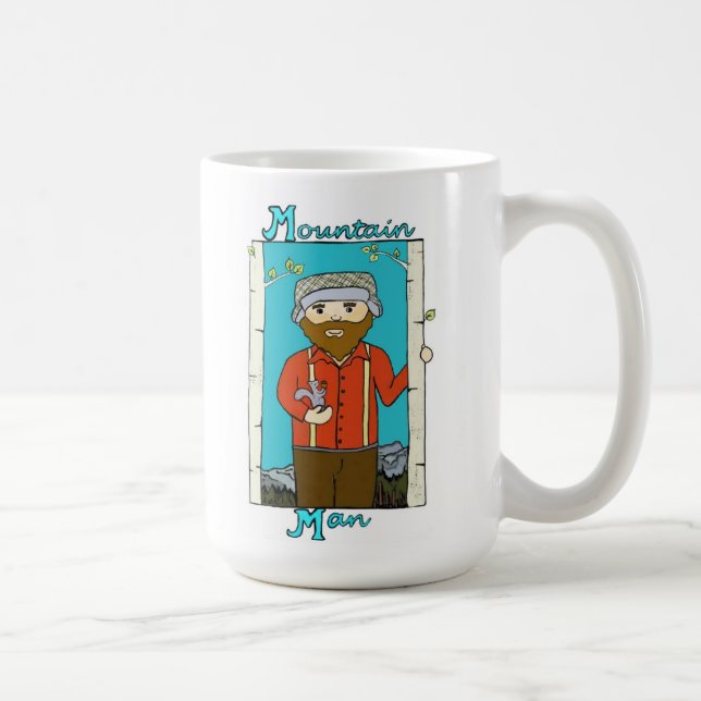 Taza De Café Hombre de la montaña (Derecha)