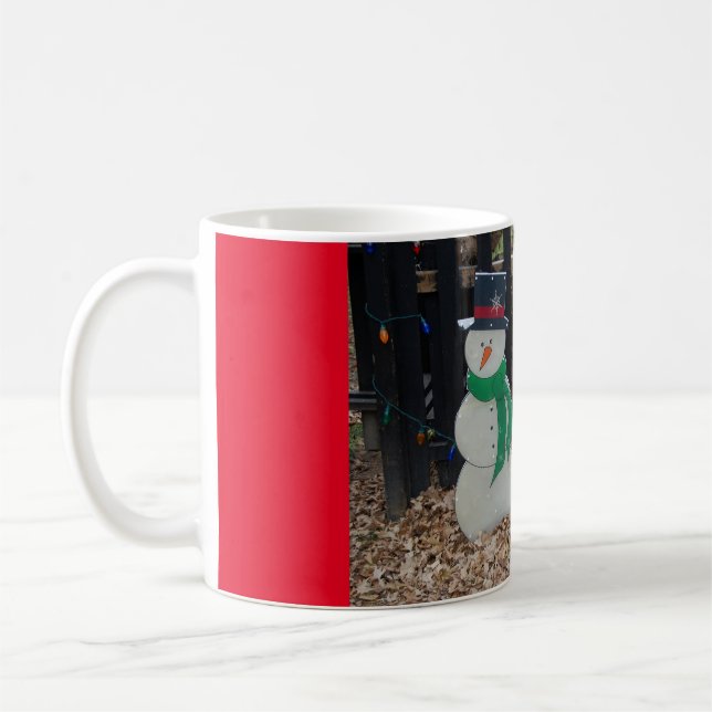 Taza De Café Hombre de nieve en invierno para Navidades (Izquierda)