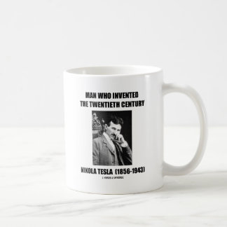 Taza De Café Hombre de Nikola Tesla que inventó el siglo XX