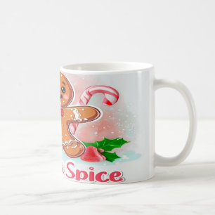 Taza De Café Hombre de pan de jengibre y Navidades de caña de c
