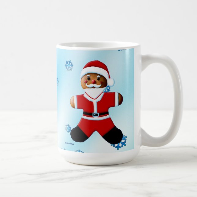 Taza De Café Hombre de pan de Santa Gingerman (Derecha)