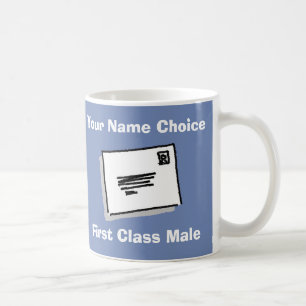 Taza De Café Hombre de primera clase con nombre personalizado