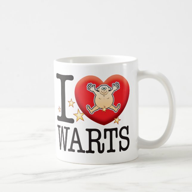 Taza De Café Hombre del amor de las verrugas (Derecha)