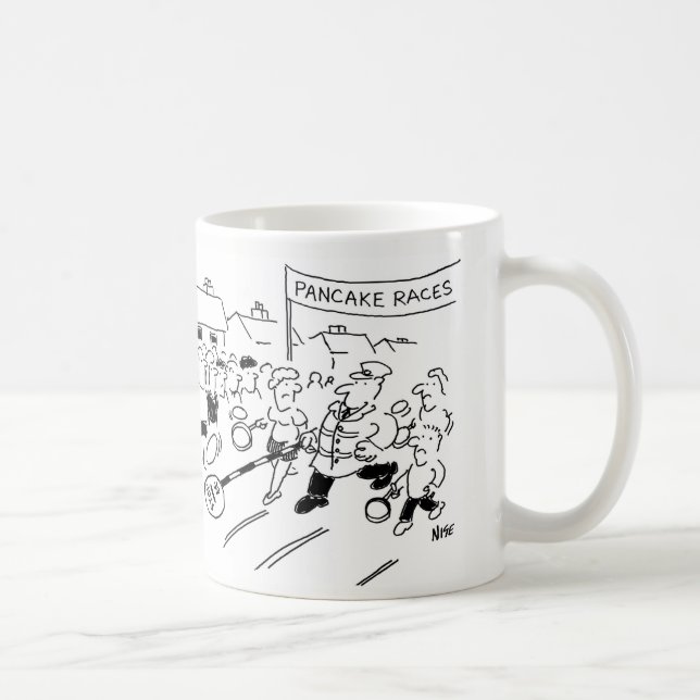 Taza De Café Hombre del Lollipop Ventaja Injusta Carrera de pan (Derecha)