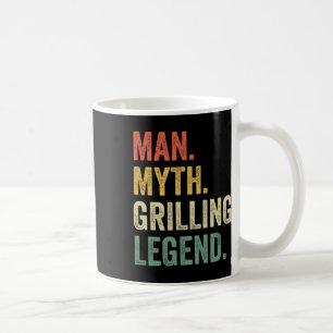 Taza De Café Hombre divertido a la parrilla Bbq Mito Leyenda de
