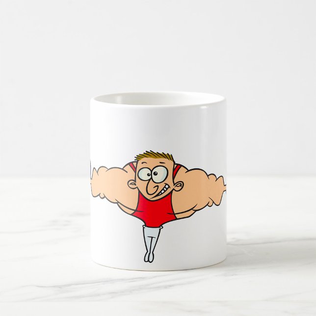 Taza De Café Hombre En Anillos De Gimnasia (Subido por el creador)