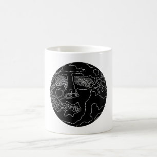 Taza De Café hombre en la luna