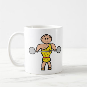 Taza De Café Hombre Fuerte de Circo