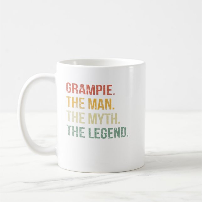 Taza De Café Hombre Grampie Mítico Leyenda Para Los Hombres Pad (Izquierda)