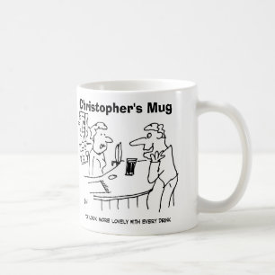 Taza De Café Hombre intenta halagar a la camarera. Añadir opció