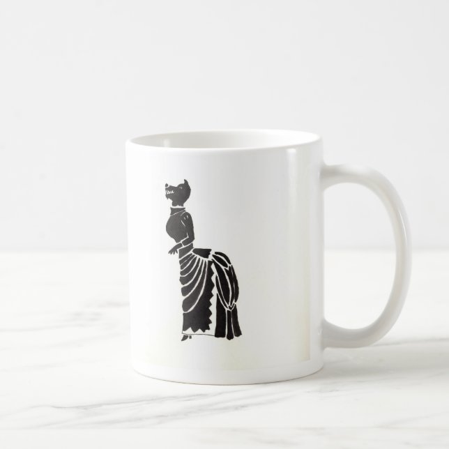 Taza De Café Hombre lobo en un vestido de lujo (Derecha)