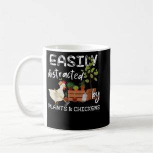 Taza De Café Hombre loco de pollo