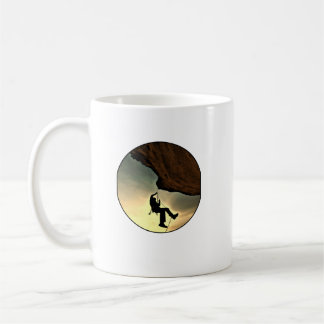 Taza De Café Hombre montañoso al atardecer