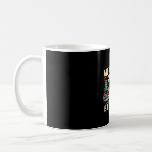 Taza De Café Hombre motocamping motocicleta viajero campamento