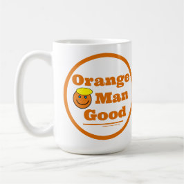Taza De Café Hombre naranja BUENO