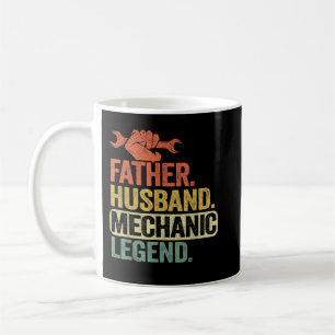 Taza De Café Hombre Padre Marido Leyenda Mecánica Vintage Au