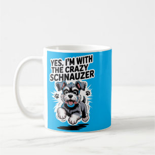 Taza De Café Hombre Perro Divertido Mascota Lindo Con El Miniat