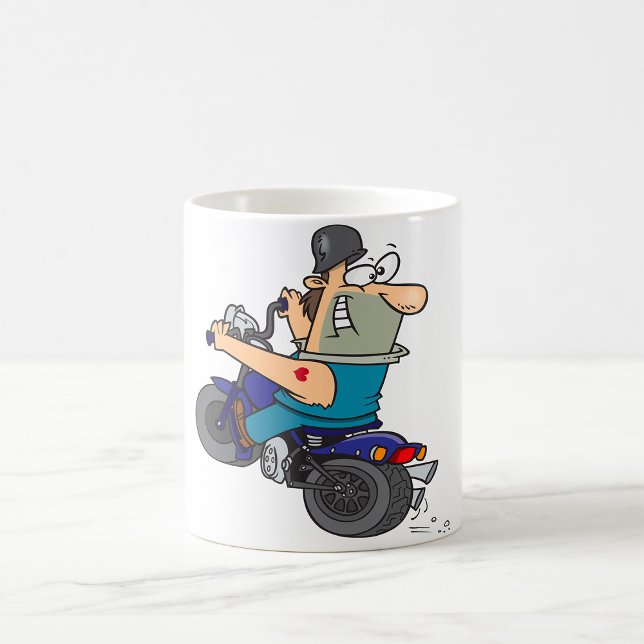 Taza De Café Hombre personalizado En Una Bomba De Motocicleta (Subido por el creador)