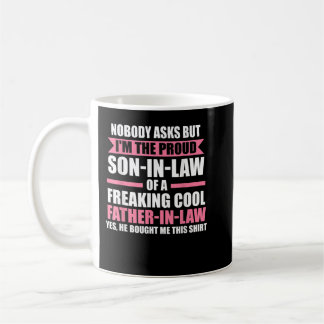 Taza De Café Hombre, soy el yerno orgulloso