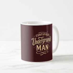 Taza De Café Hombre subterráneo certificado Fyodor Dostoevsky M