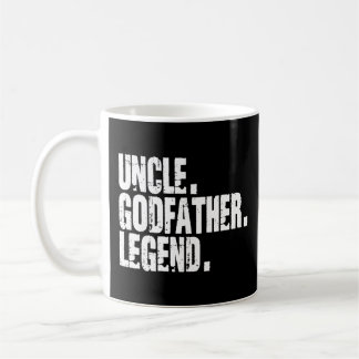 Taza De Café Hombre Tío Padrino Leyenda Sobrino Niece Godchil