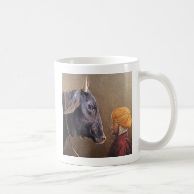 Taza De Café Hombre y Bull (Derecha)