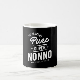 Taza De Café Hombres 100% Regalo Super Nonno Puro