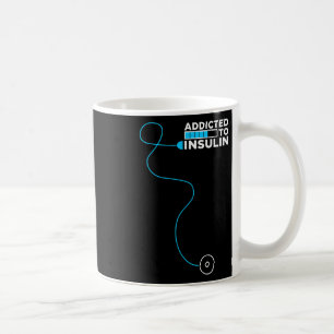 Taza De Café Hombres Adictos A La Insulina Diabetes Sensibiliza
