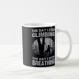 Taza De Café Hombres arborista podador de árboles leñador leñad