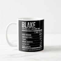 Hombres Blake Nutrition Nombre Personalizado Shirt